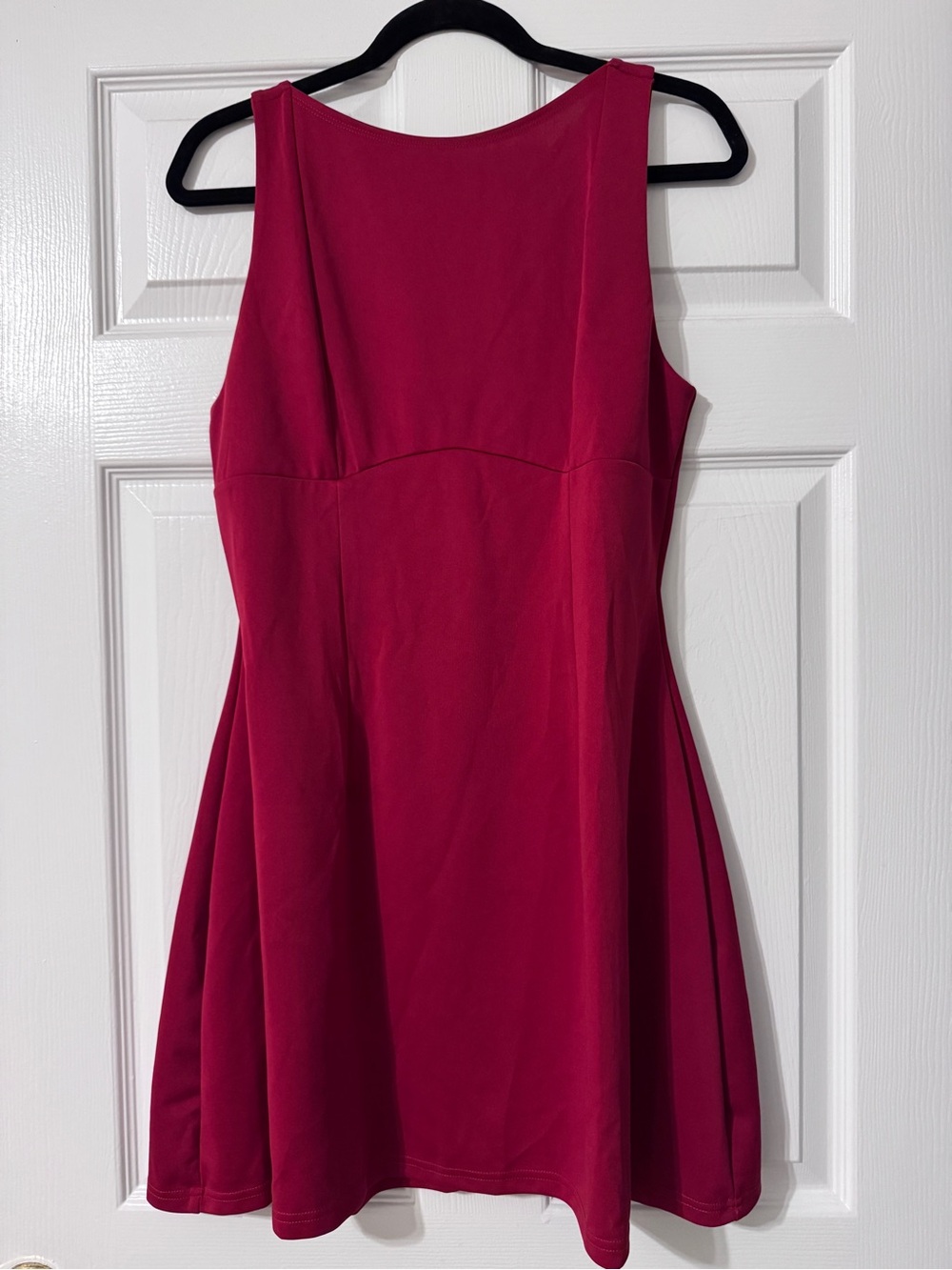 Red Burgundy Dress Open Back Women’s Size XL